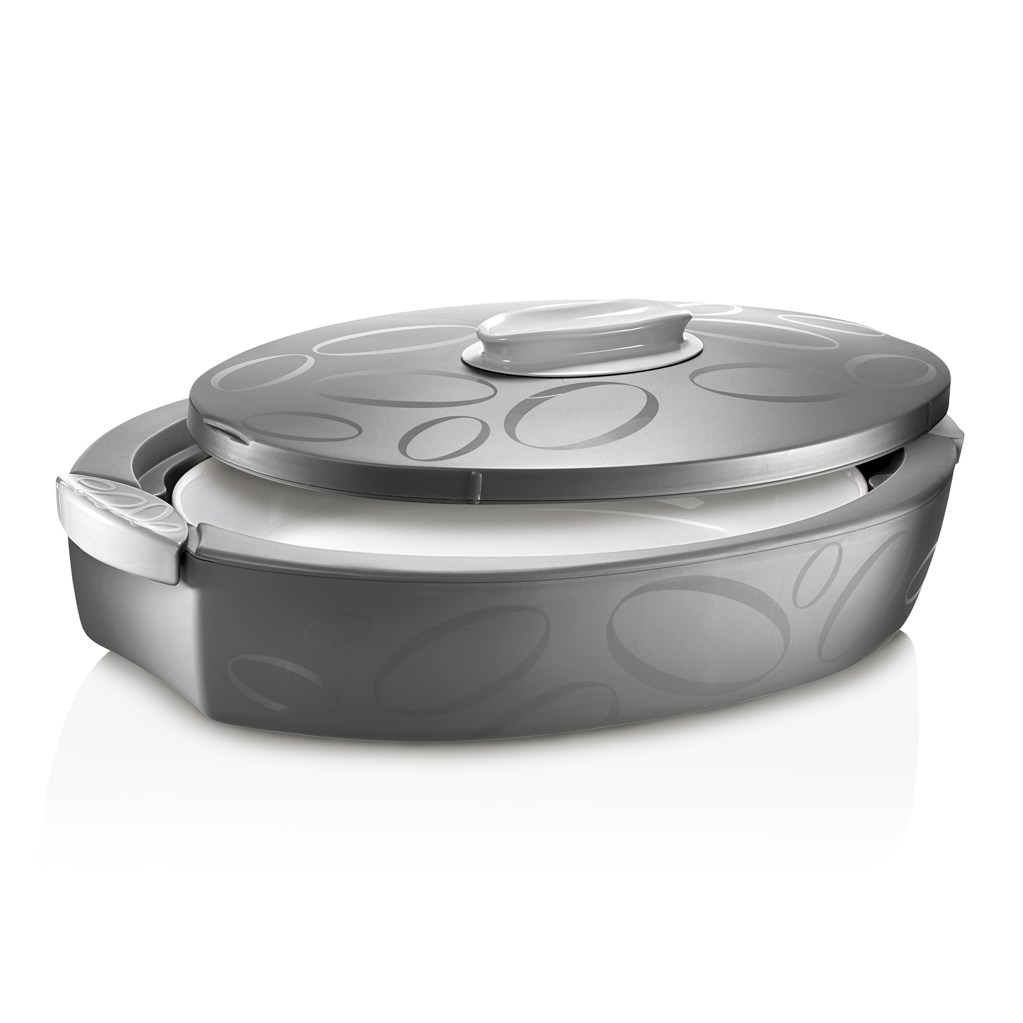 CONTENITORE TERMICO OVALE TUTTOCALDO 4L - GRIGIO