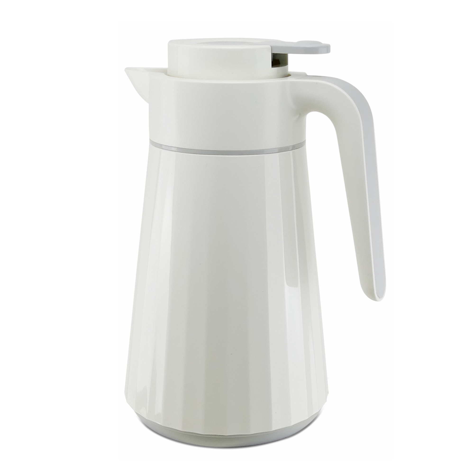 THERMAL JUG RIFLESSI, GLASS REFILL 1L, WHITE
