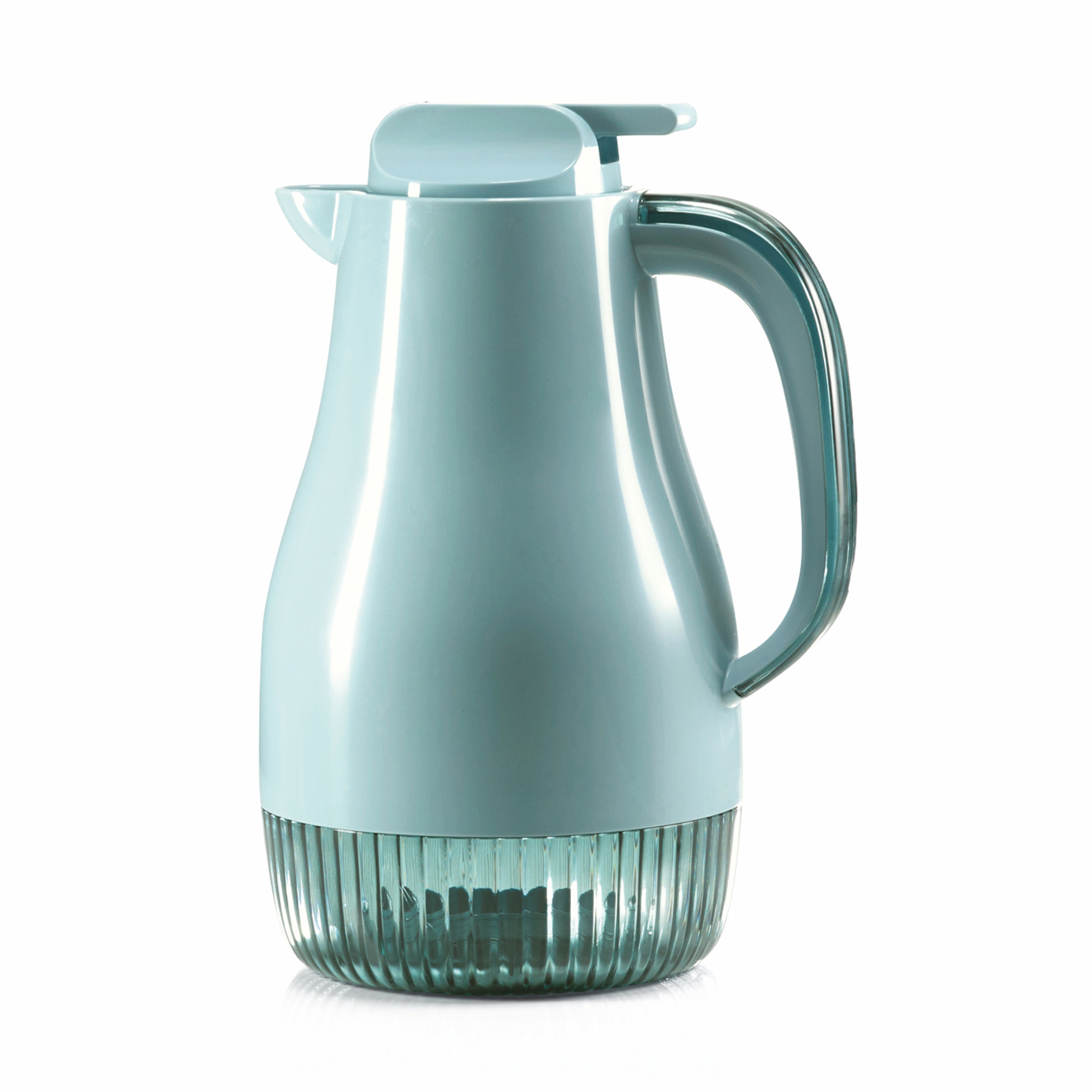 CARAFFA TERMICA ALBA INT. VETRO 1L - AZZURRO
