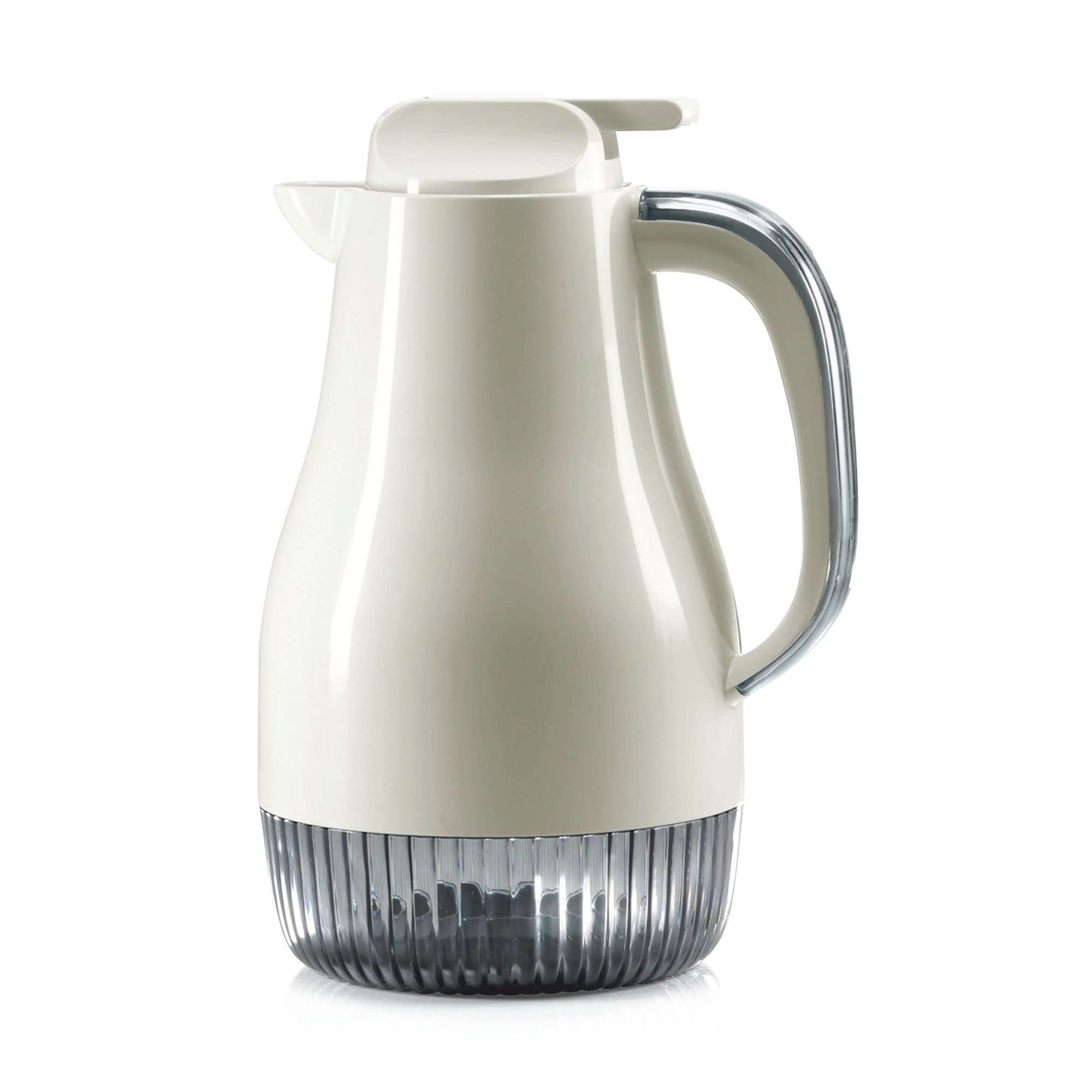 CARAFFA TERMICA ALBA INT. VETRO 1L - BIANCO GHIACCIO