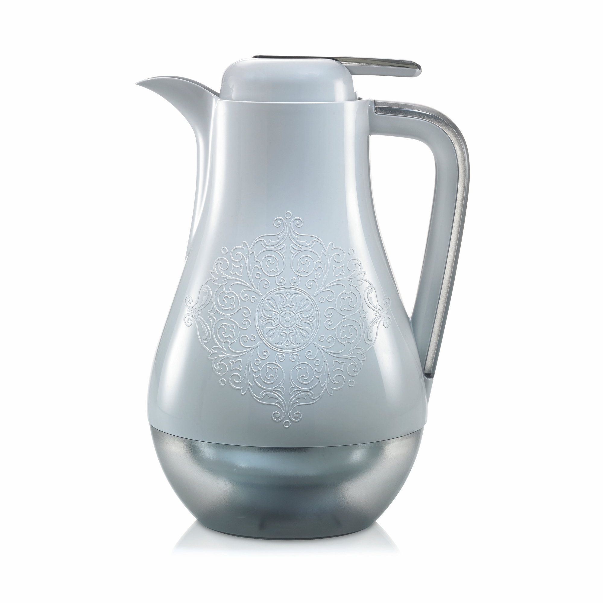 CARAFFA TERMICA ARABESQUE INT. VETRO 1L - GRIGIO CHIARO